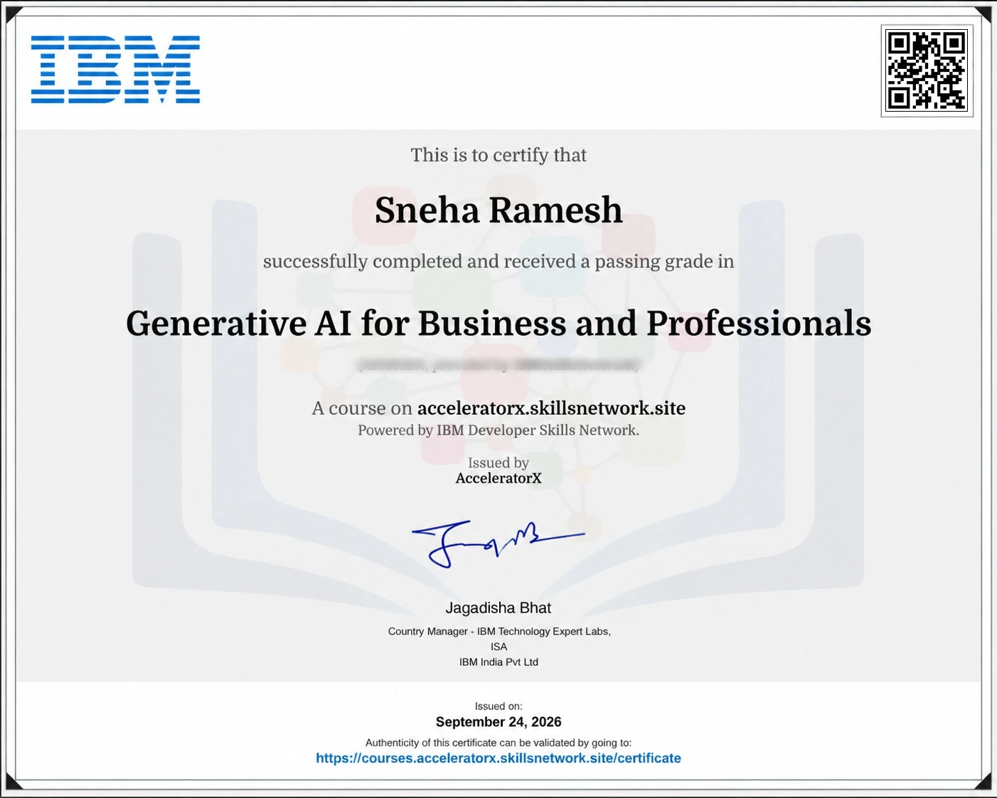 Become industry ready with IBM Generative AI Certificate