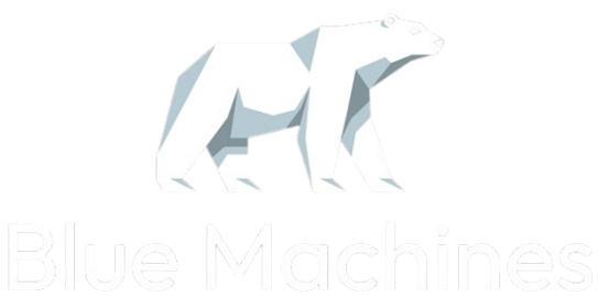 Blue Machine company logo.