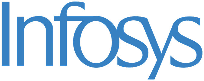 Infosys corporate logo, highlighting global systems integrators hiring tech professionals.