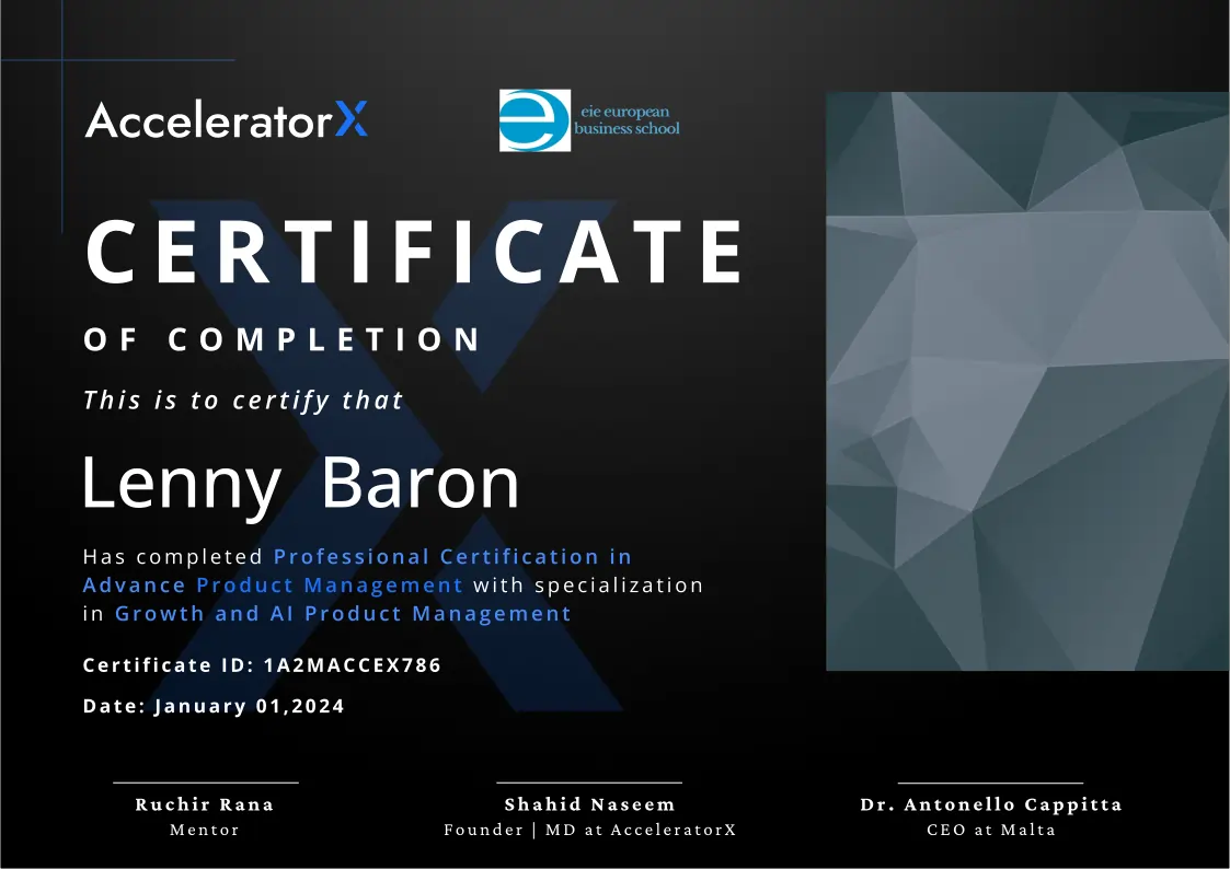 Product Management Certificate