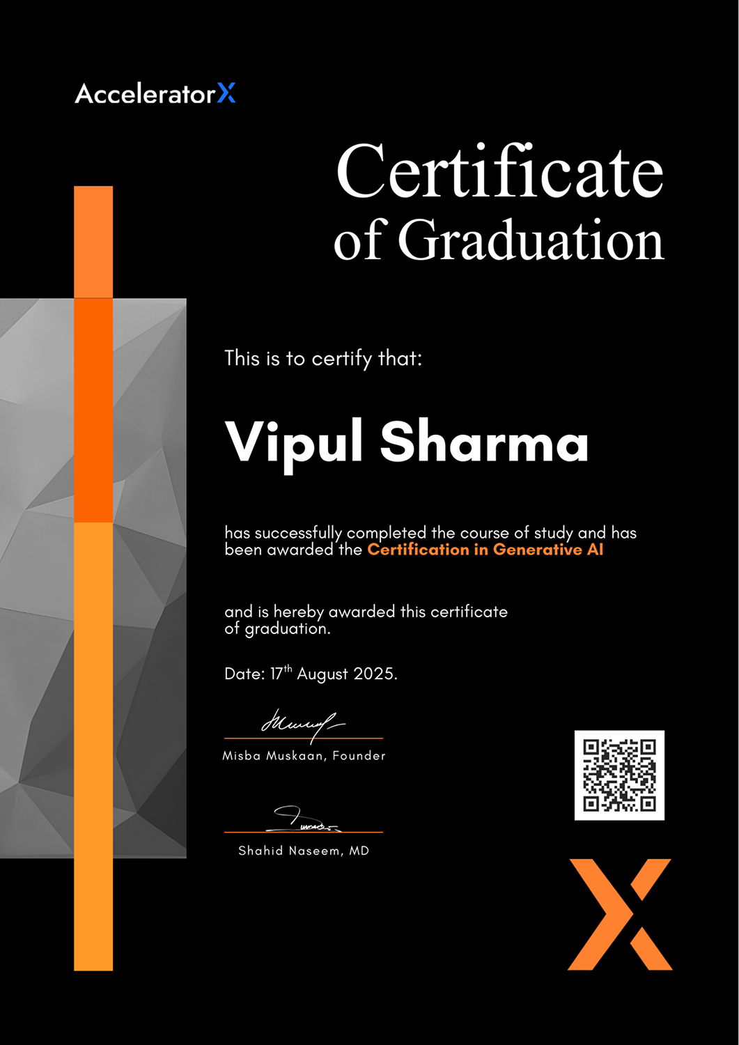 Generative AI Certificate
