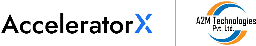 AcceleratorX company new logo - best product management courses